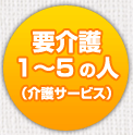 要介護 1～5の人（介護サービス）